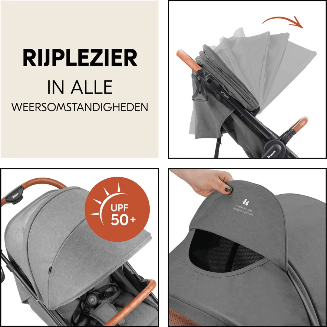 Hauck Uptown Buggy - Melange Grey - afbeelding 6 van 6