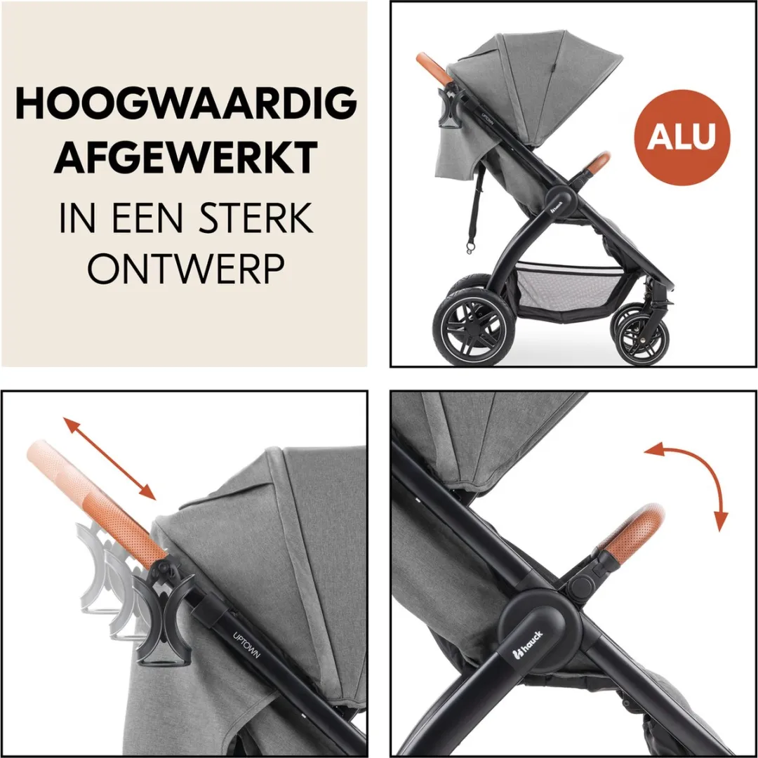 Hauck Uptown Buggy - Melange Grey