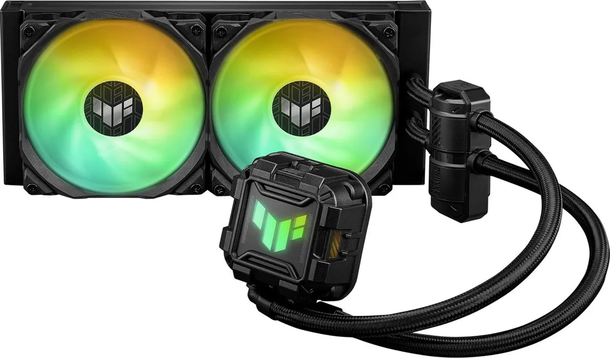 ASUS TUF Gaming LC II 240 ARGB Processor Kit - 2x 120mm - Zwart
