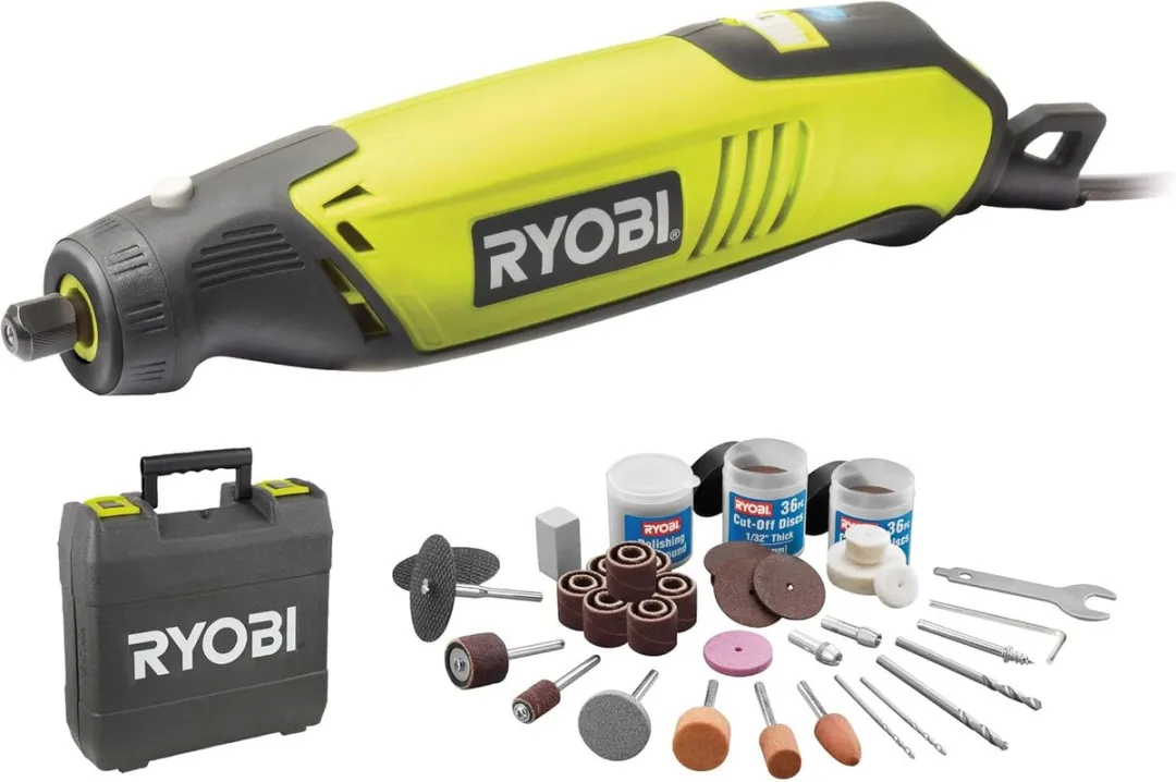 Ryobi EHT150V Rotatiegereedschap 150W - 115-delige set - afbeelding 6 van 6