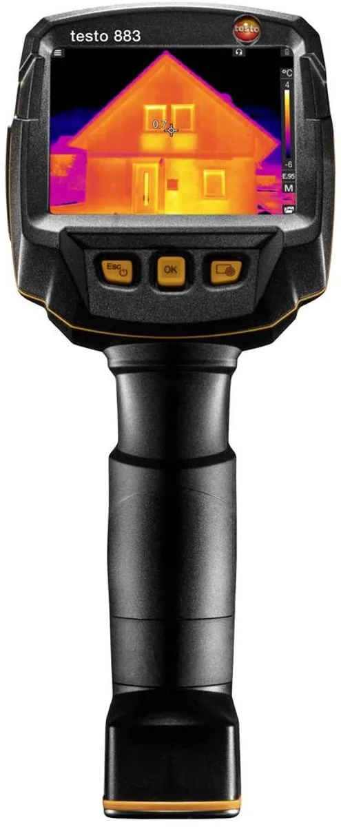 Testo 883-2 Warmtebeeldcamera Set - -30 tot 650°C 27Hz WiFi Touchscreen