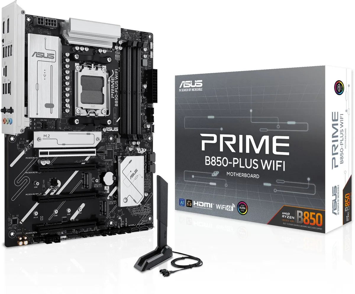 ASUS Prime B850-PLUS WIFI AM5 B850 Moederbord - DDR5