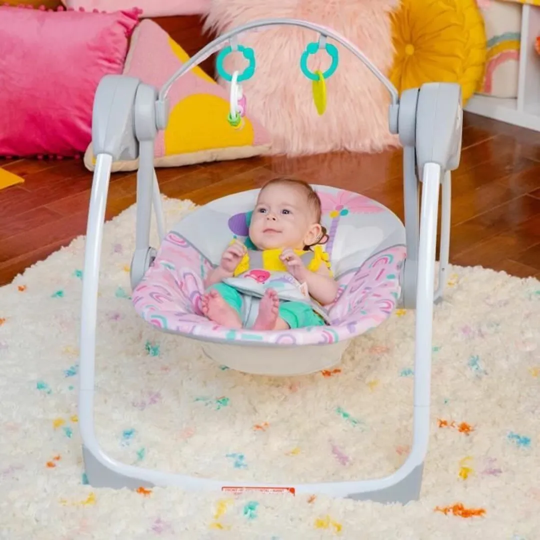 Bright Starts Pink Paradise Baby Hangmat - Multicolor