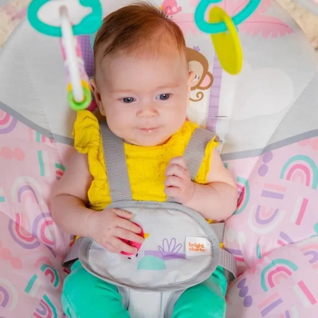 Bright Starts Pink Paradise Baby Hangmat - Multicolor