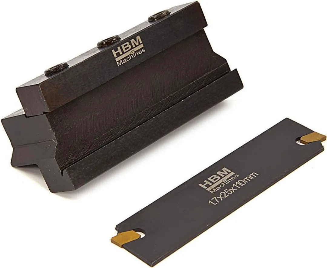 HBM 20mm Afsteekhouder met 2mm HM Wisselplaat - 3-delig