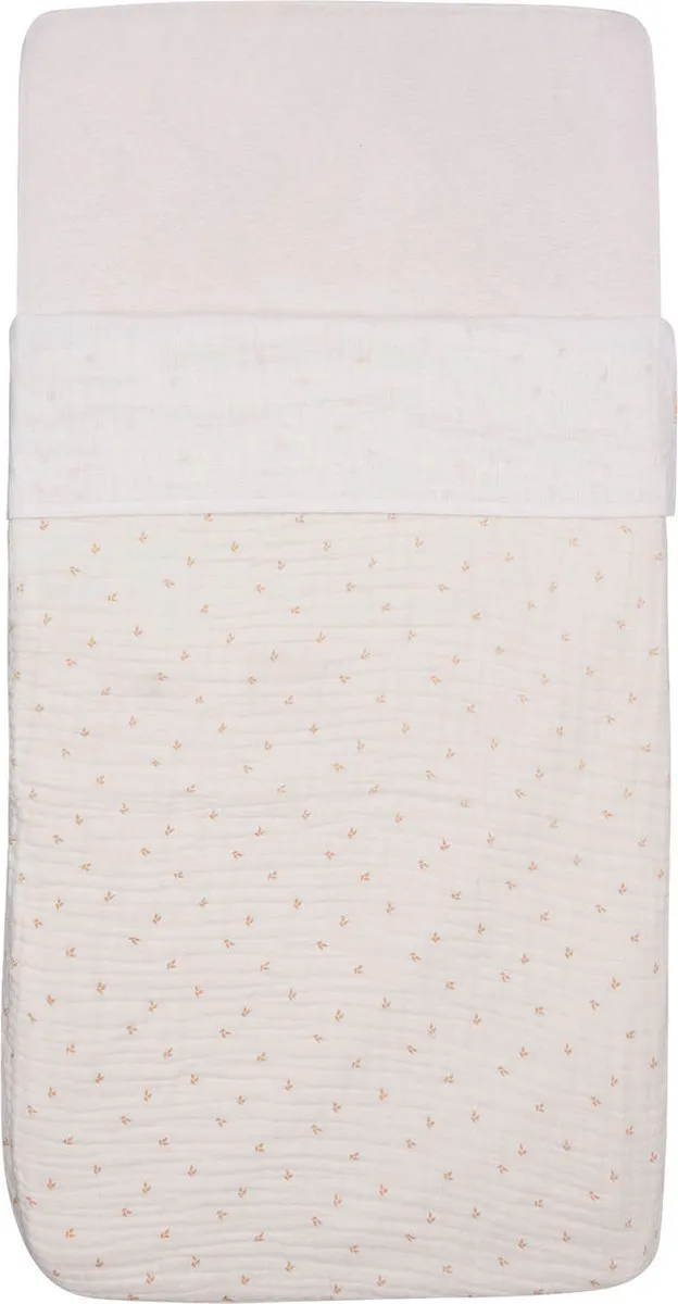 Jollein Baby Laken Wieg 75x100cm Slub Ivory