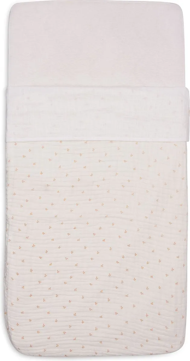 Jollein Baby Laken Wieg 75x100cm Slub Ivory