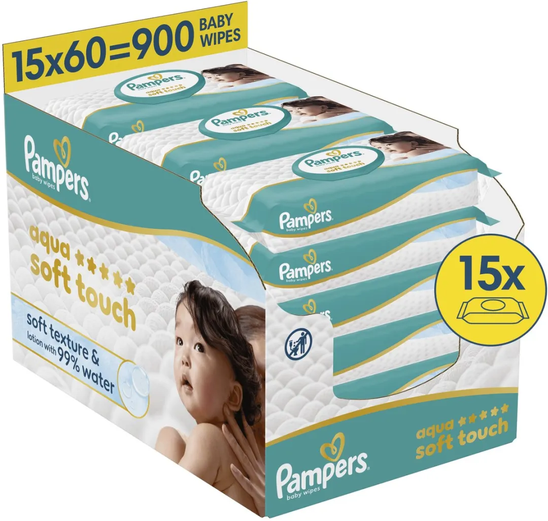Pampers Aqua Soft Touch Babydoekjes