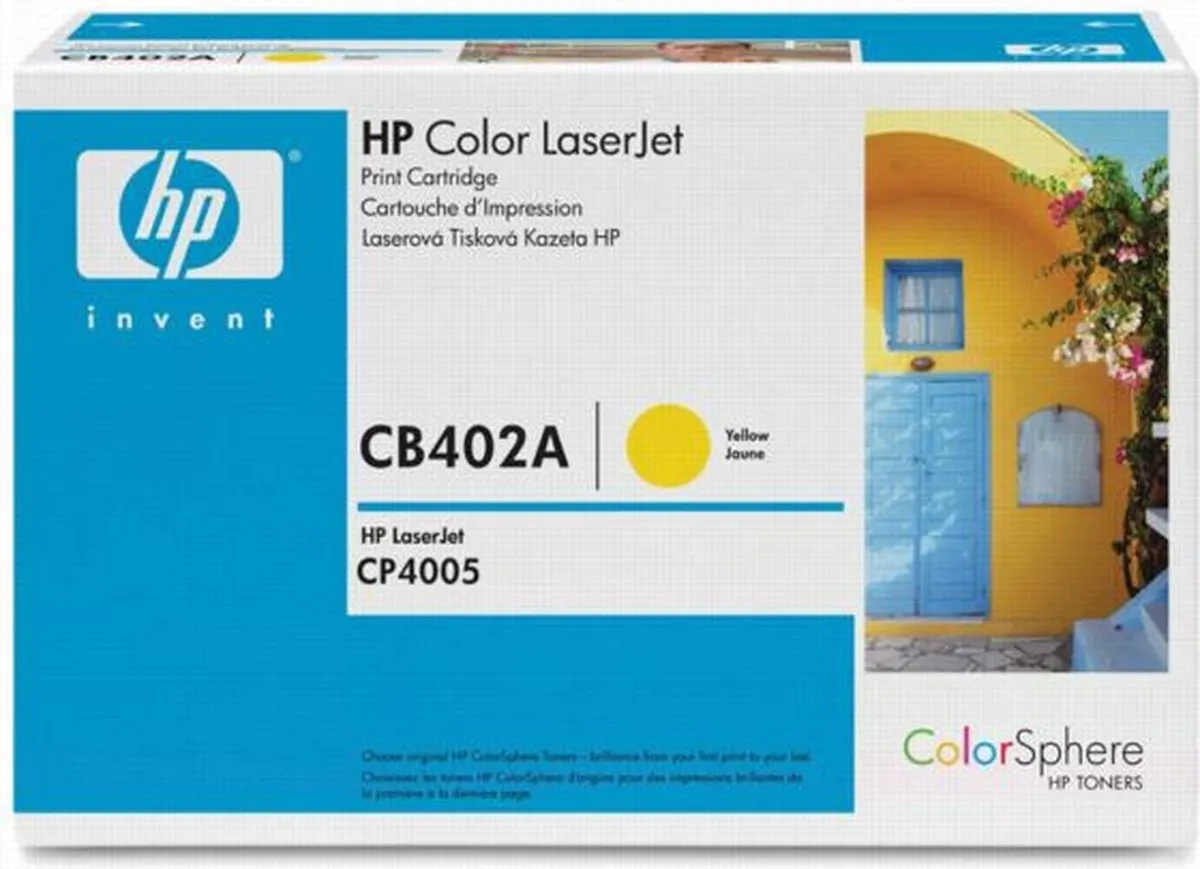 HP 642A Tonercartridge Geel - 7500 Pagina's