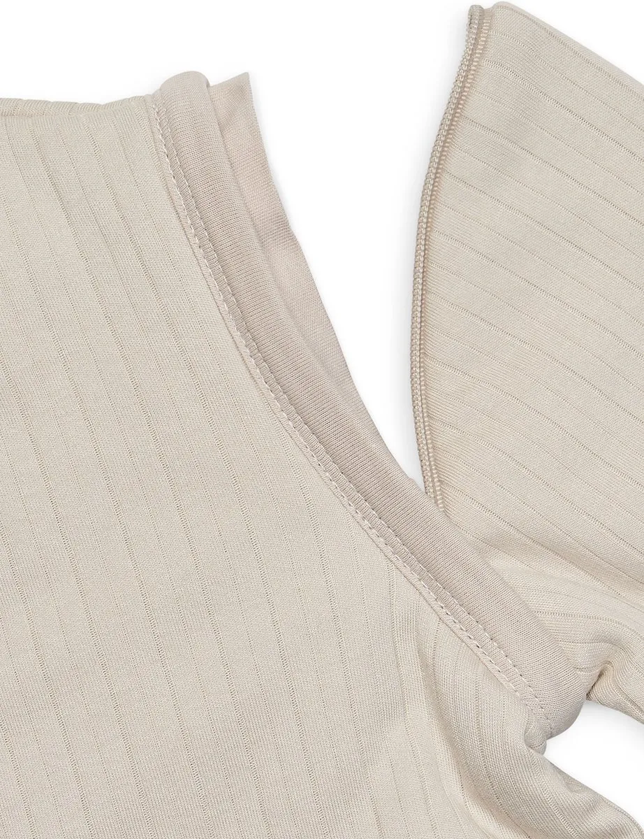 Jollein Baby Winterslaapzak 110cm - Basic Stipe - Nougat