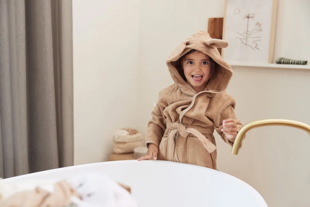 Jollein Badjas 3-4 jaar Biscuit