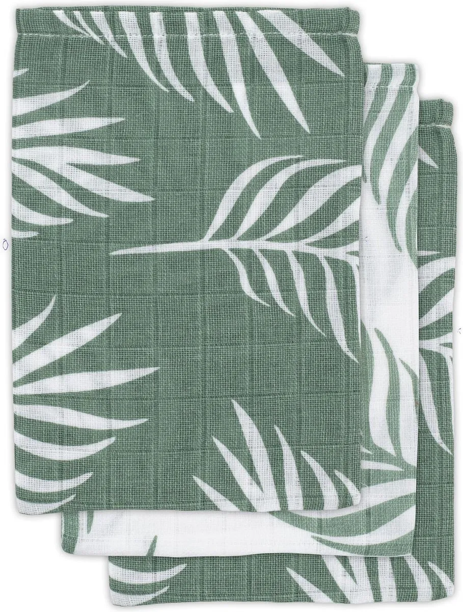 Jollein Hydrofiel Washandje Nature Ash Green