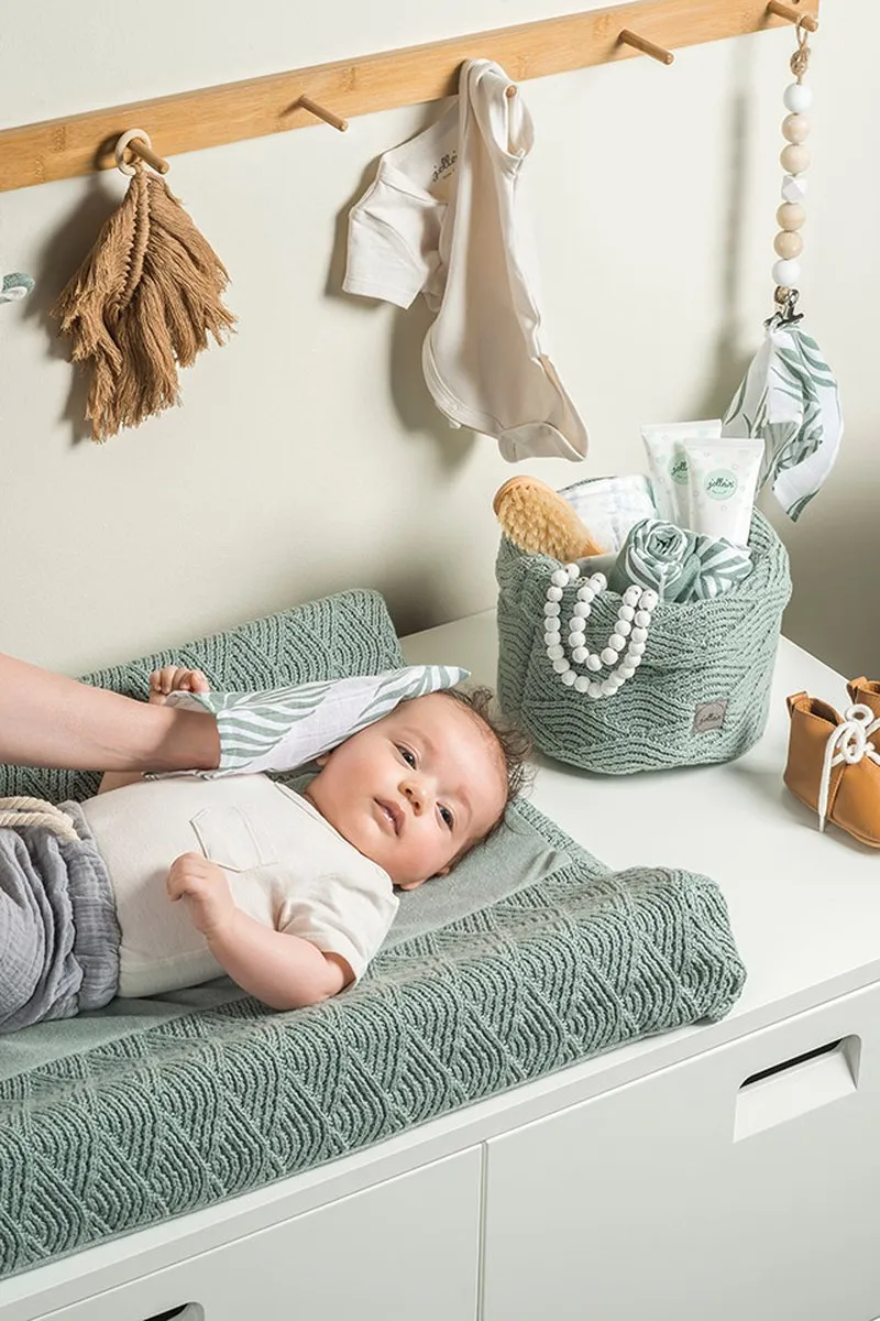 Jollein Hydrofiel Washandje Nature Ash Green - 3 Stuks