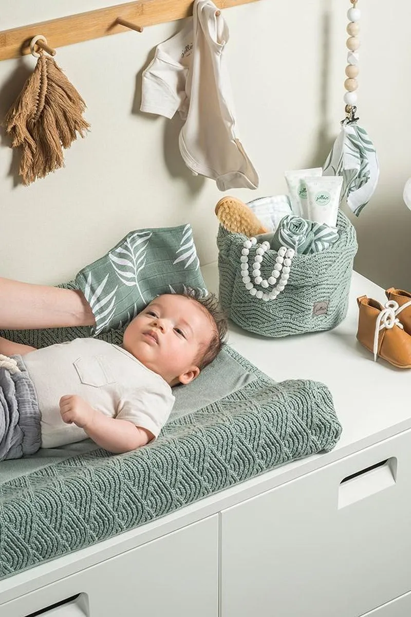 Jollein Hydrofiel Washandje Nature Ash Green - 3 Stuks