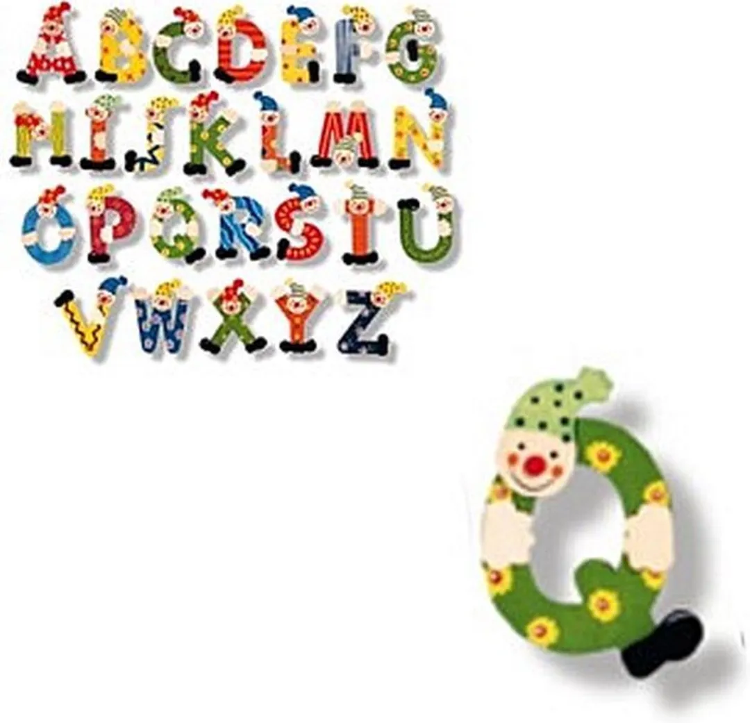 Simply For Kids Houten Naamletter Clown Q