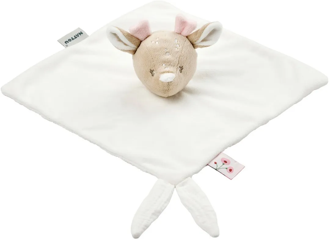 Nattou FanFan Baby Knuffeldoekje 27x27cm