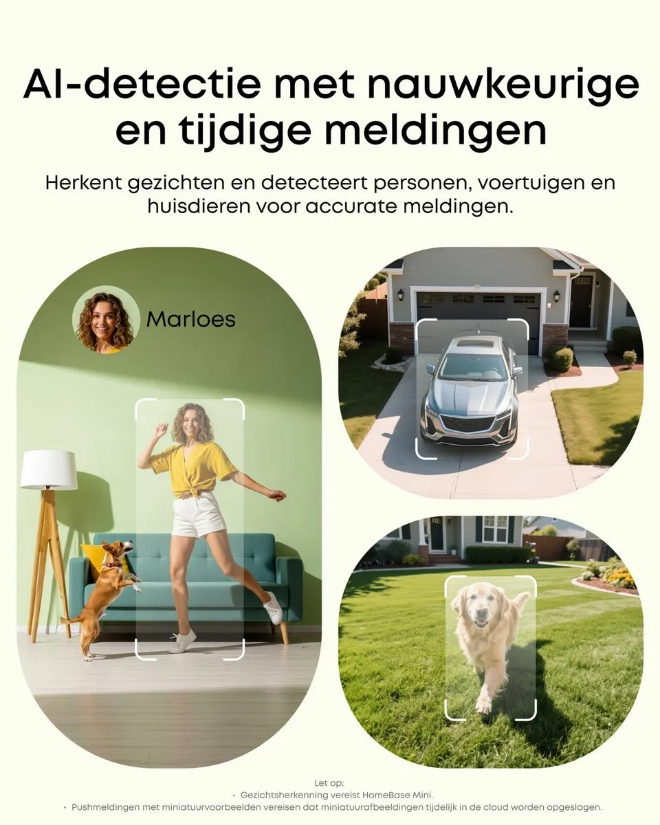 Eufy E340 + 2x C35 Beveiligingsset - Dual-Cam 2K Wit