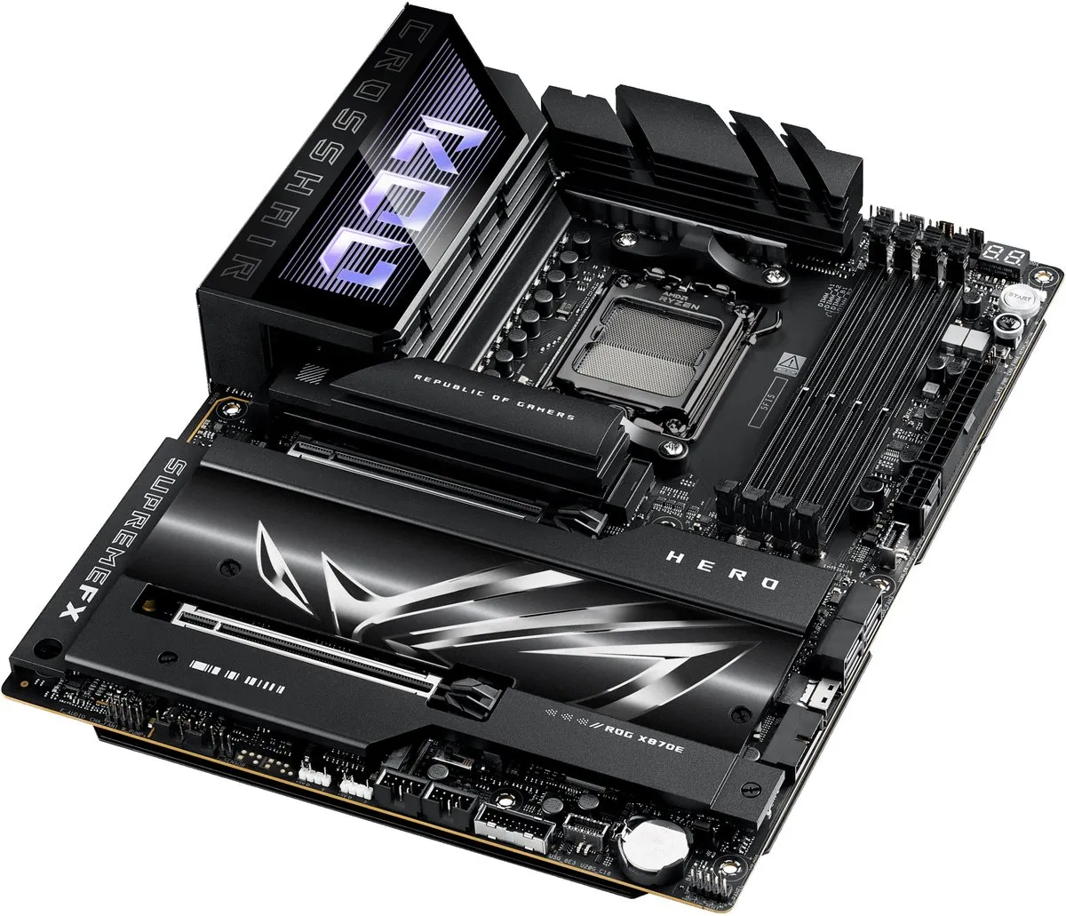 ASUS ROG CROSSHAIR X870E HERO Moederbord - AM5 - ATX