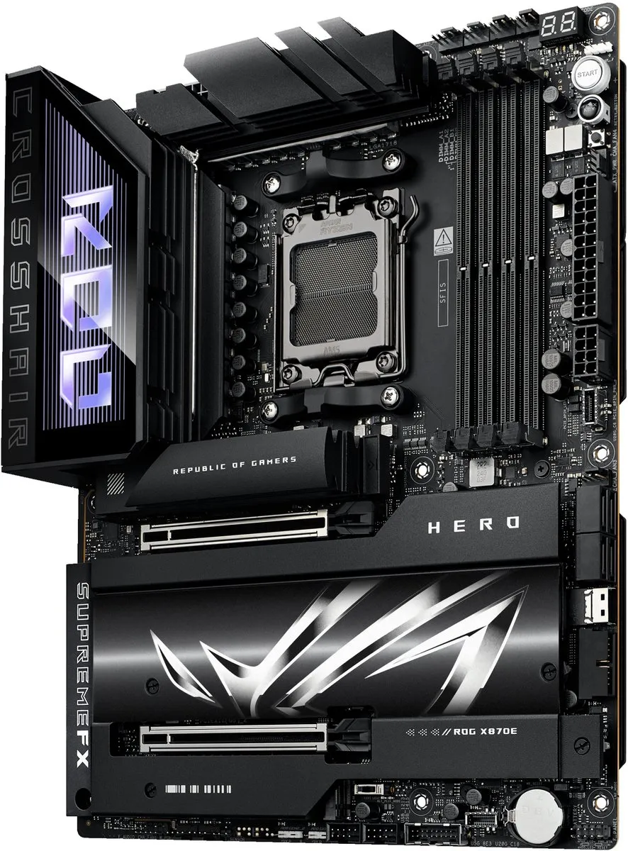 ASUS ROG CROSSHAIR X870E HERO Moederbord - AM5 - ATX - afbeelding 6 van 6