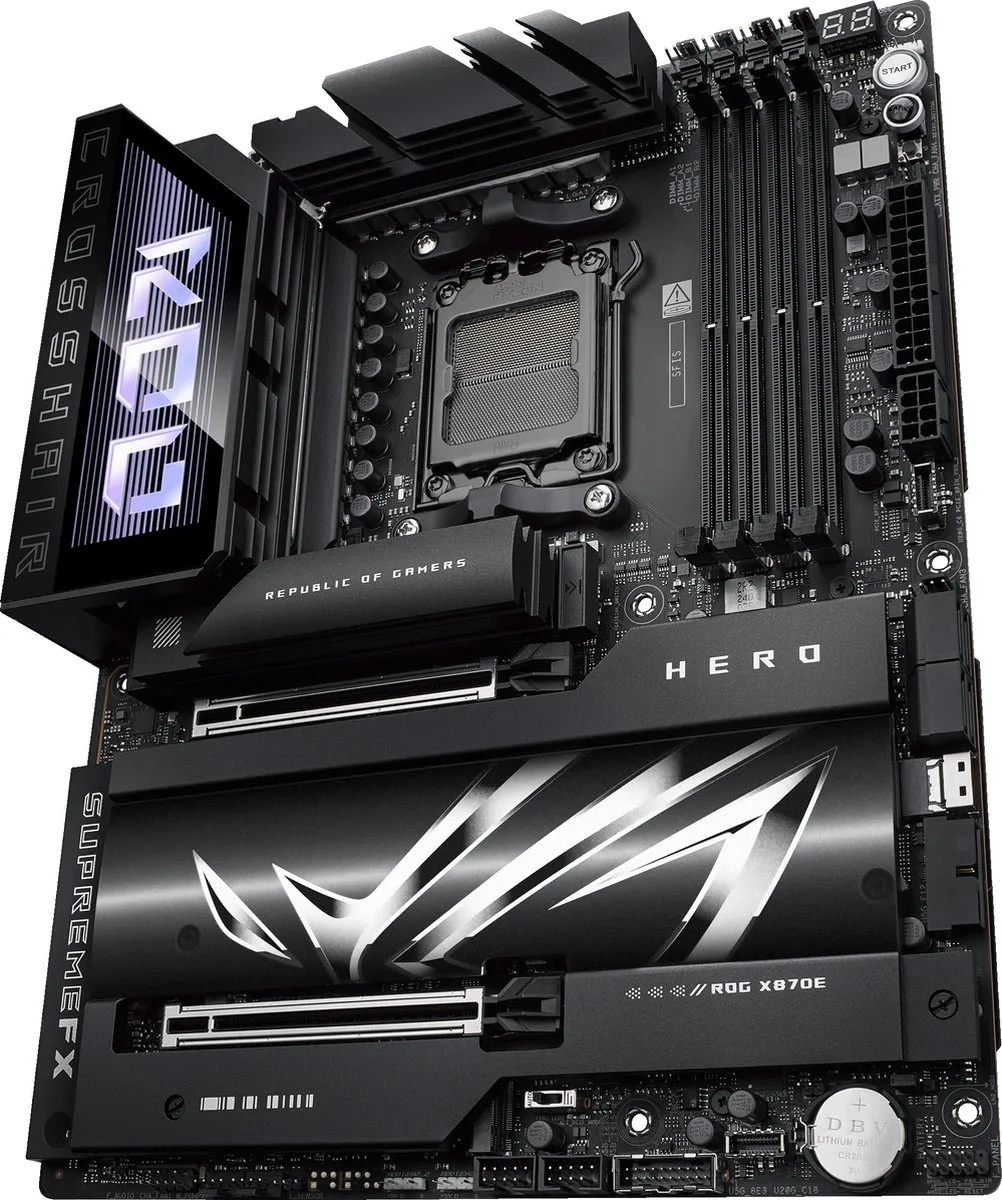 ASUS ROG CROSSHAIR X870E HERO Moederbord - AM5 - ATX