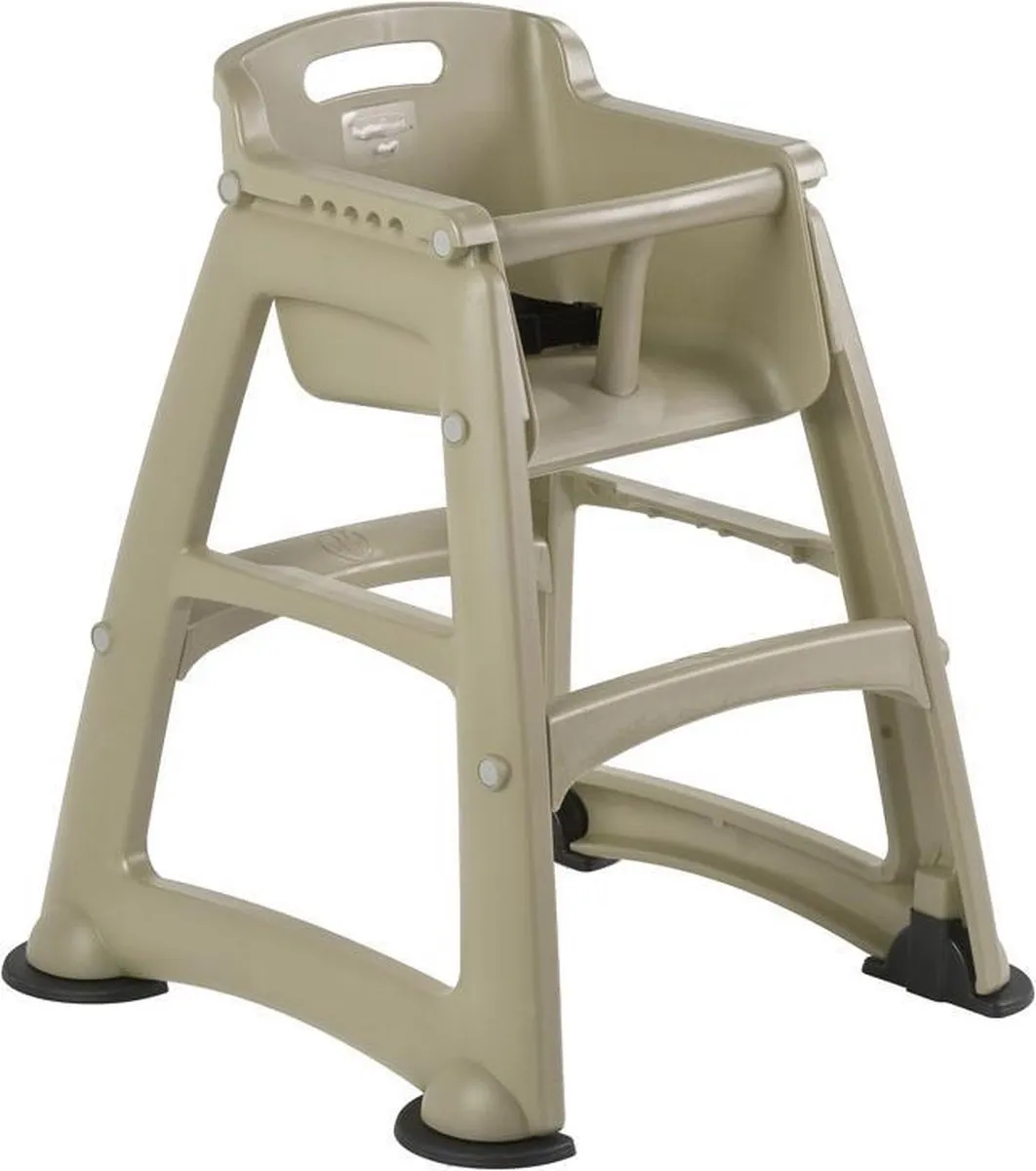 Rubbermaid stevige kinderstoel grijs