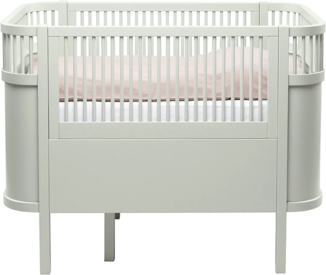 Sebra Meegroeibed Baby & Junior Mist Green