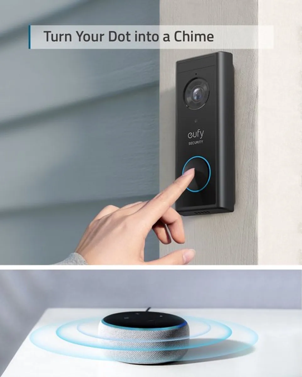 Eufy Security S220 Video Deurbel Bundel - HomeBase 2 + Adapter - 4 Ontvangers