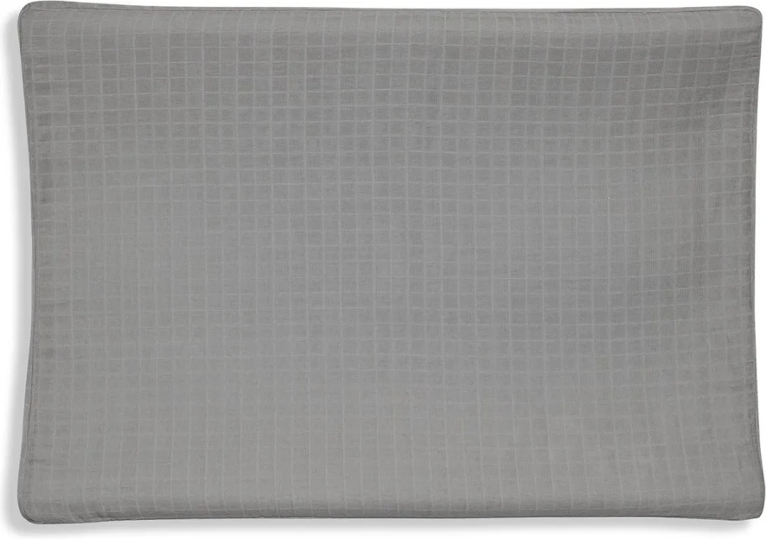 Jollein Aankleedkussenhoes Wrinkled 50x70cm - Storm Grey