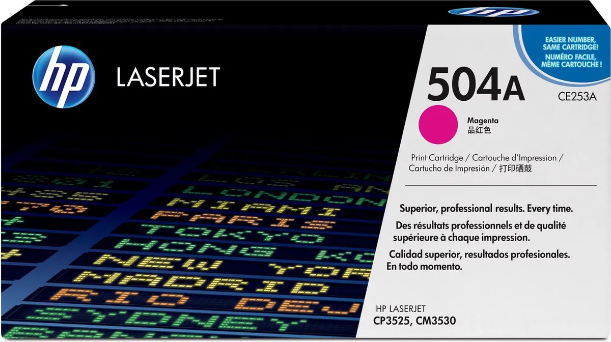 HP 504A Toner Magenta - 7000 Pagina's