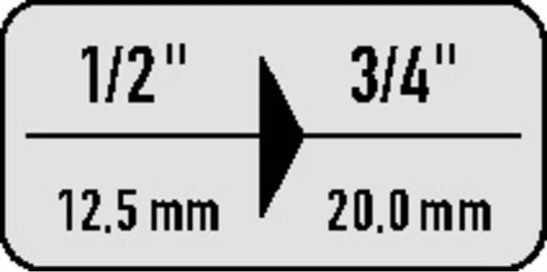 Gedore 1932 Dopadapter 1/2" naar 3/4"