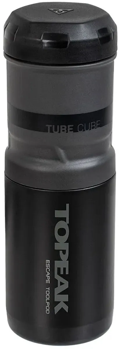 Topeak Escape Pod+ Cube Gereedschapsfles 0.75L - Zwart