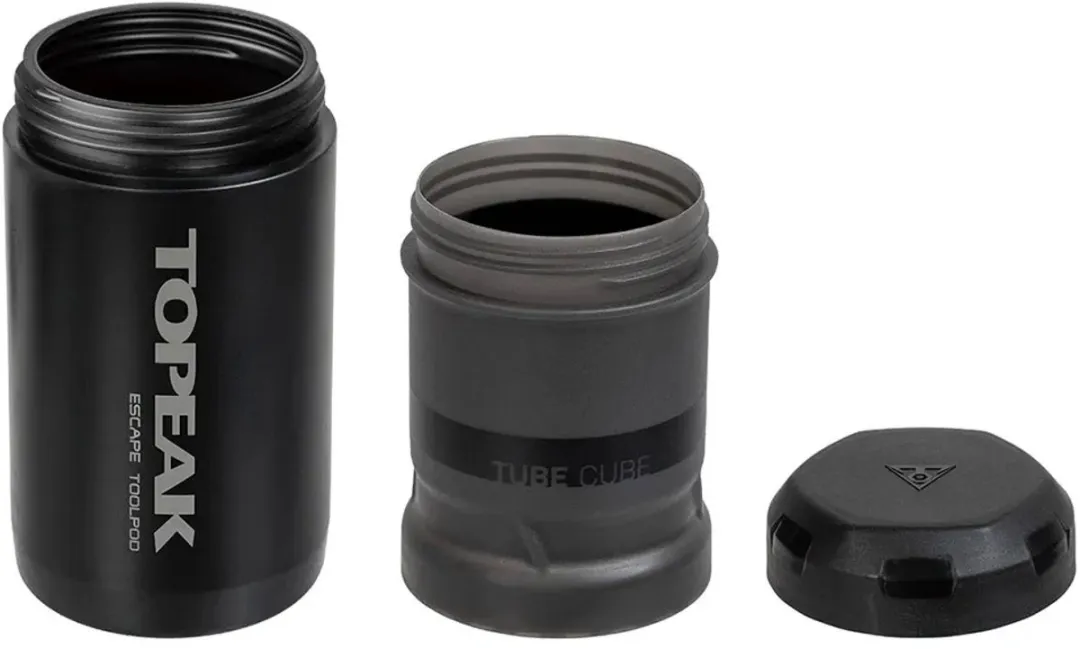 Topeak Escape Pod+ Cube Gereedschapsfles 0.75L - Zwart
