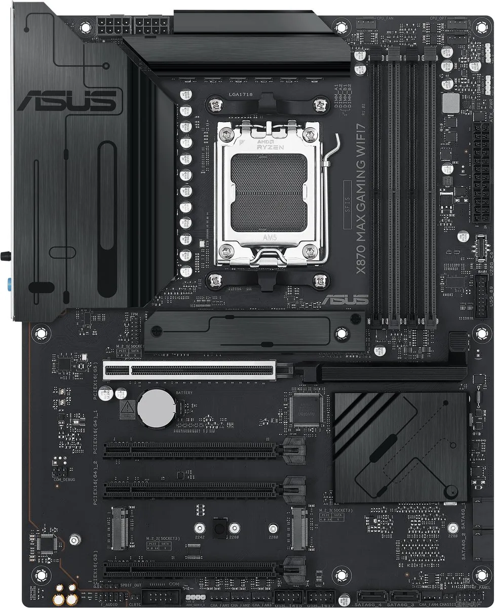ASUS X870 MAX GAMING WIFI7 AM5 Moederbord - 90MB1LY0-M0EAY0
