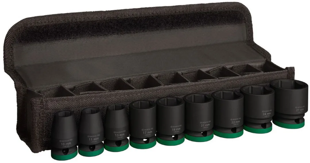 Bosch Professional PRO Impact Krachtdoppenset 9-delig 2608003038