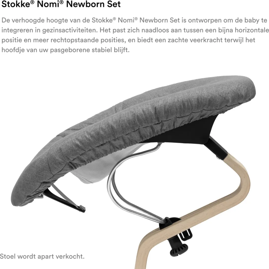 Stokke Nomi Newbornset - Zwart/Grey Sand