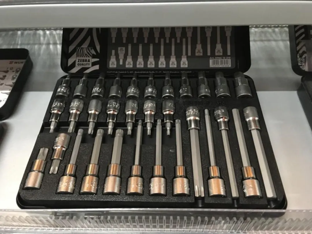 Würth 1/2 inch Dopsleutels Assortiment 31-delig - Zwart/Zilver - afbeelding 6 van 6