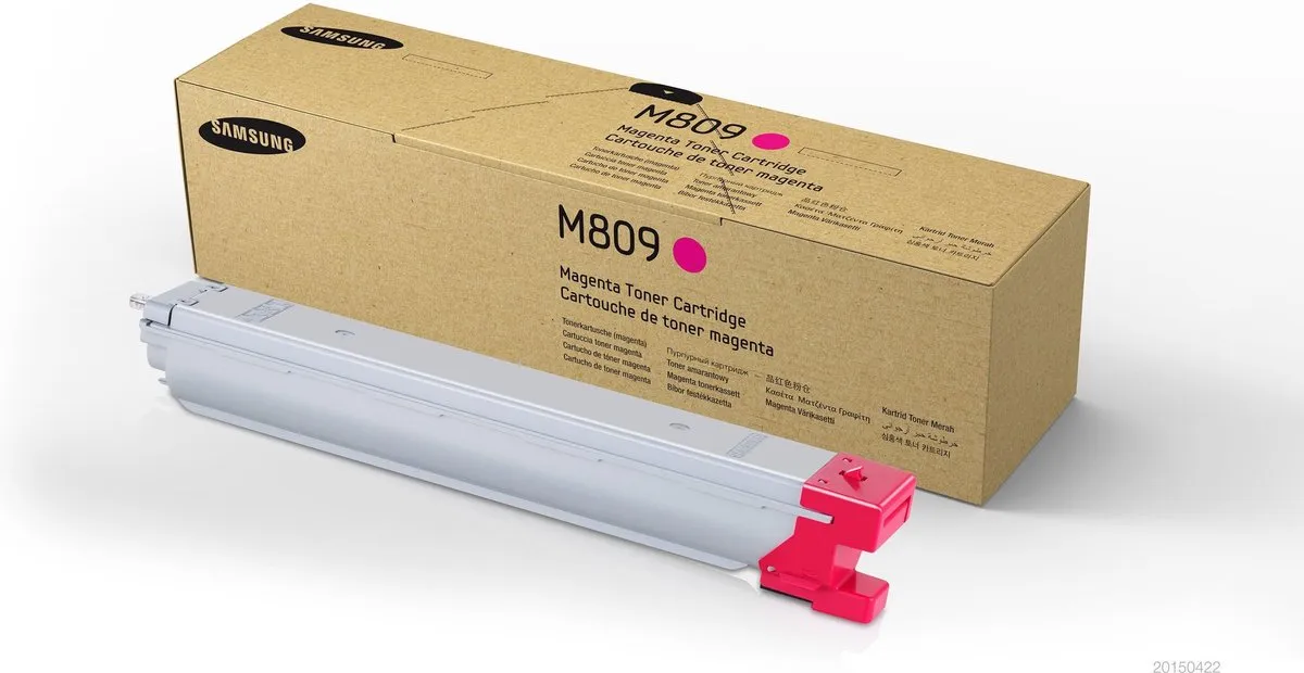 Samsung CLT-M809S Magenta Tonercartridge - 15.000 Pagina's