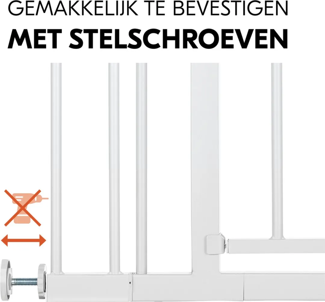 Hauck Open N Stop 2 Traphekje 84-89cm - Wit
