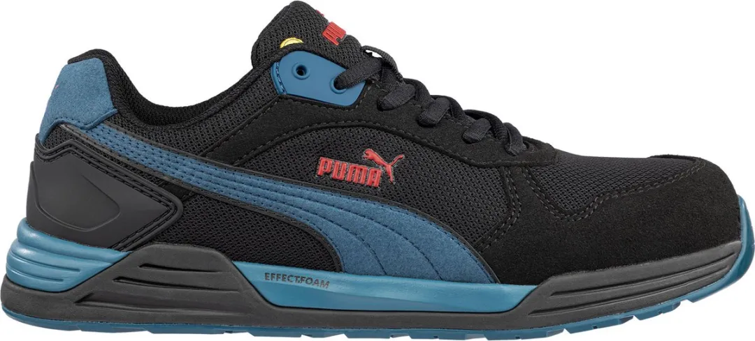PUMA Frontside Laag S1P - Zwart/Blauw 41