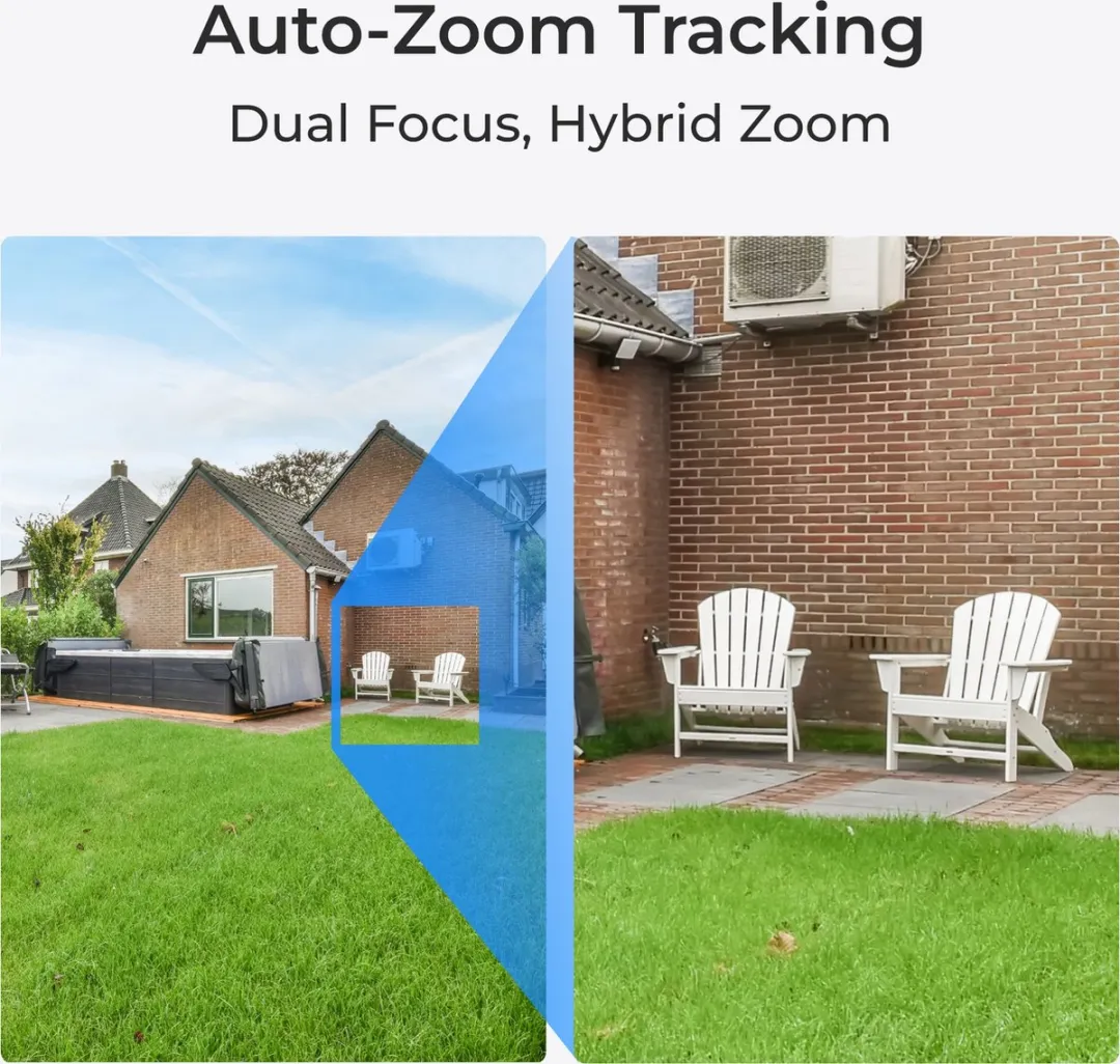 Reolink TrackMix P760 4K Buitencamera - PoE - Wit/Zwart