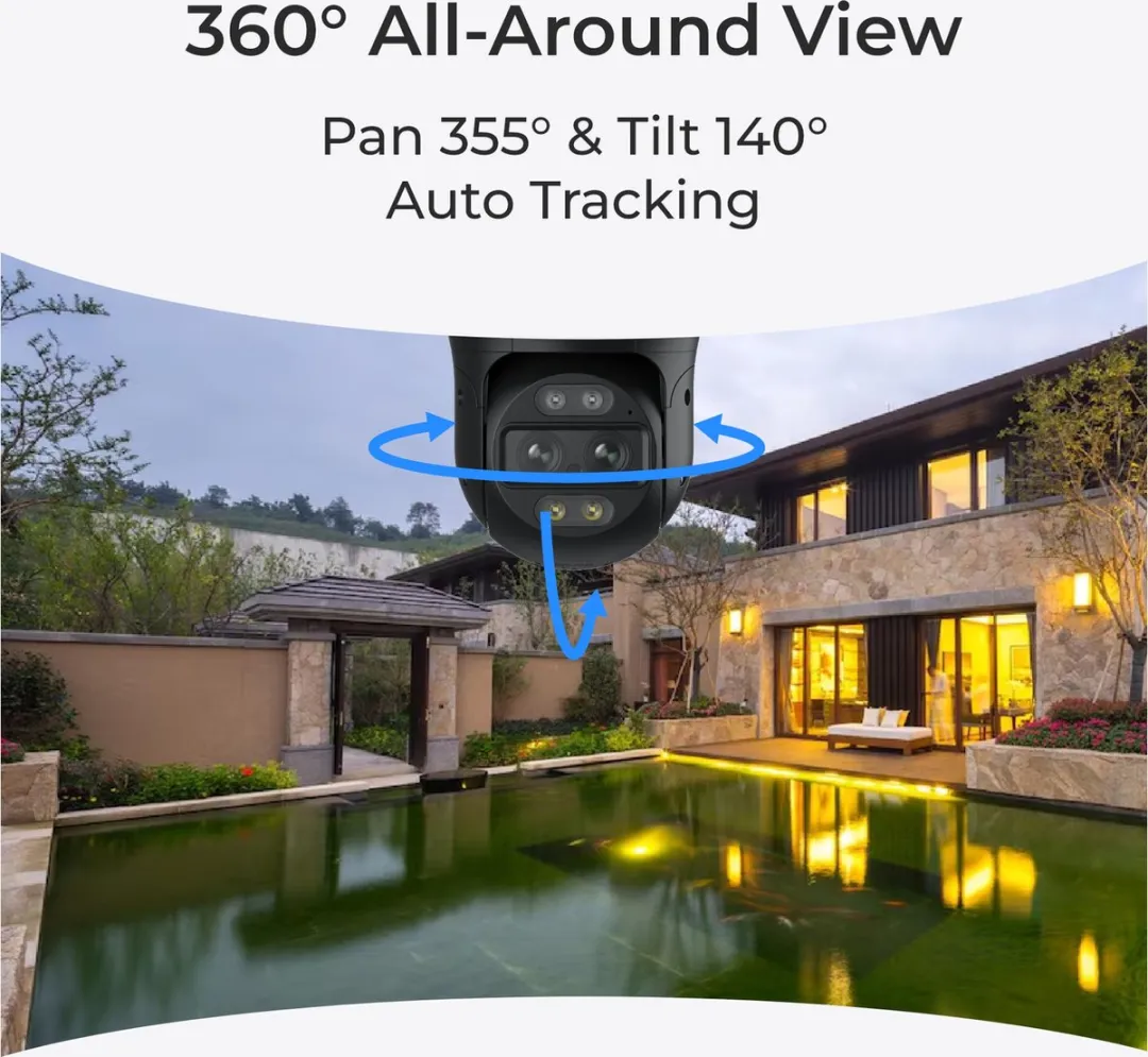 Reolink TrackMix P760 4K Buitencamera - PoE - Wit/Zwart - afbeelding 6 van 6