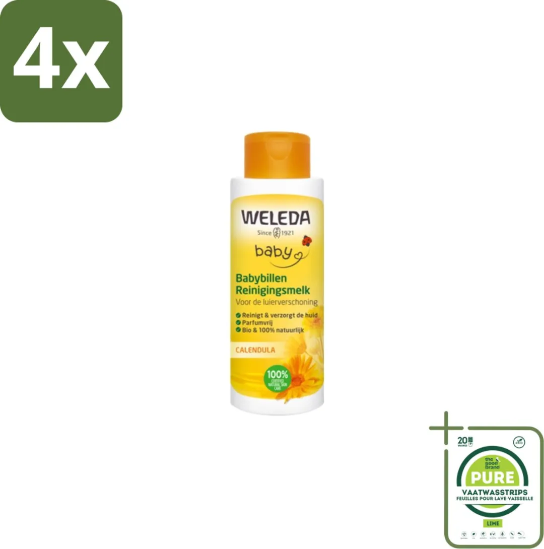 Weleda Reinigingsmelk Babybillen Calendula 400ml