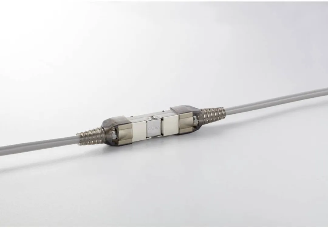Renkforce Ultra Slim Connection Box CAT 6A - Zink