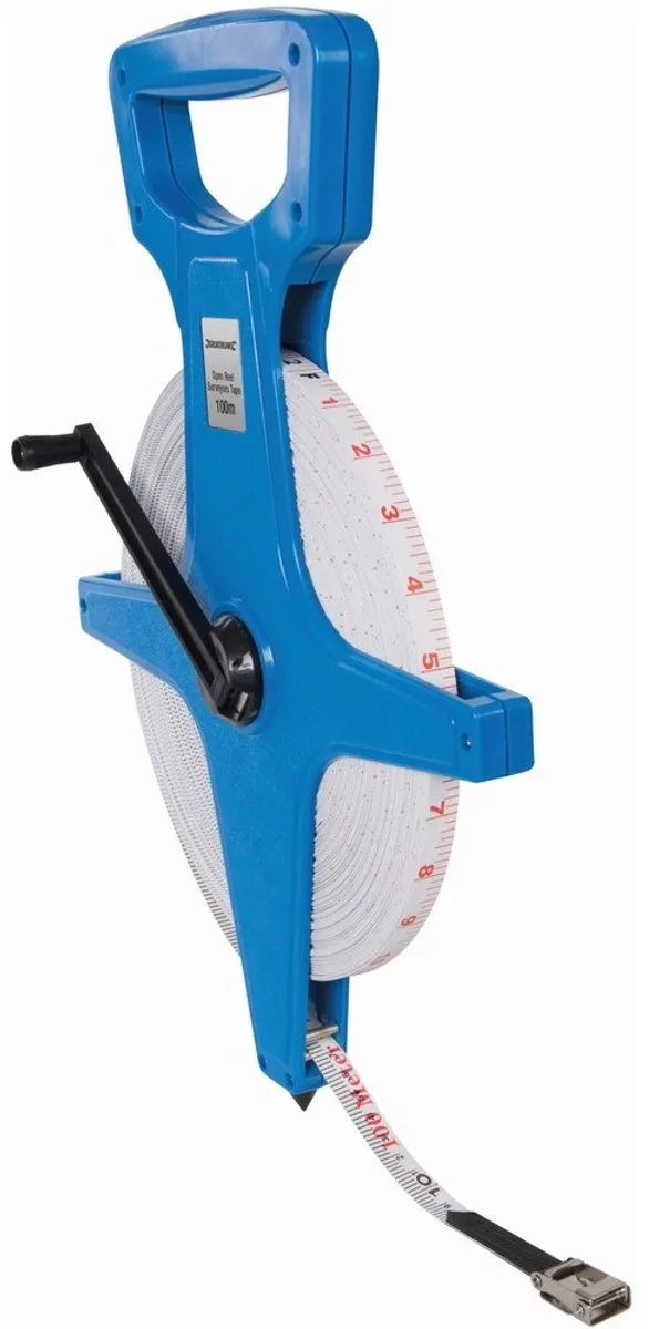 Silverline MT46 Landmeter 50m - Water- en krasbestendig