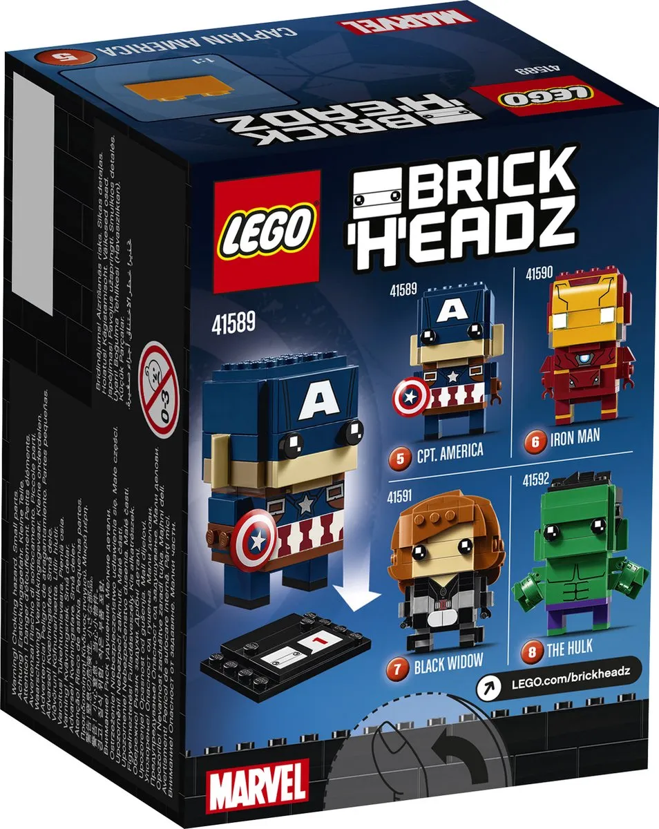 LEGO 41589 Captain America Meerkleurig