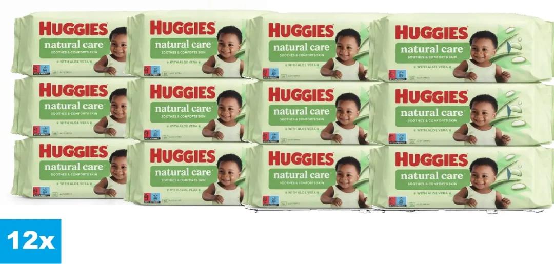 Huggies Natural Care Babydoekjes 672 Stuks