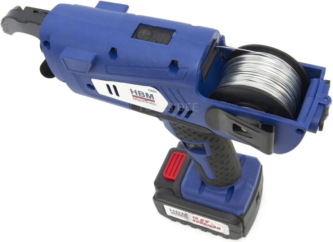 HBM Profi 12.8V Vlechtmachine - 4400mAh - 2 Accu's