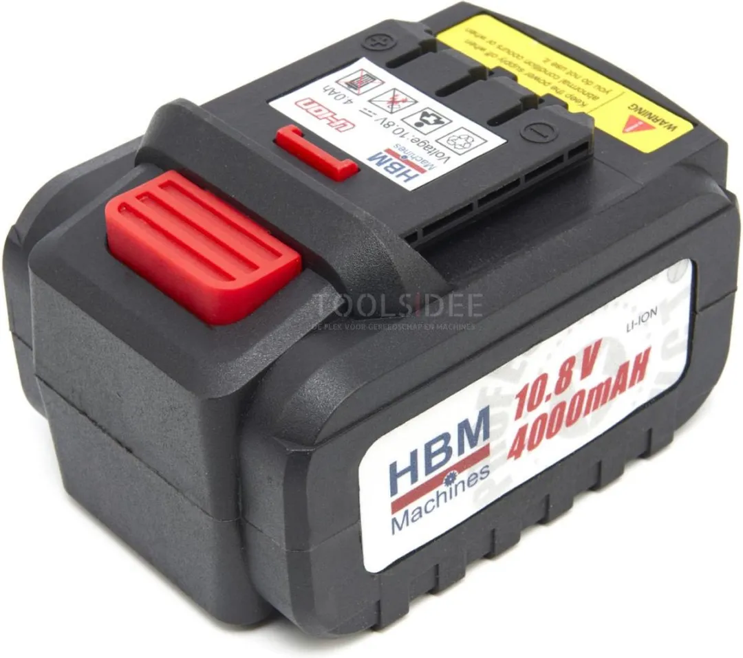 HBM Profi 12.8V Vlechtmachine - 4400mAh - 2 Accu's