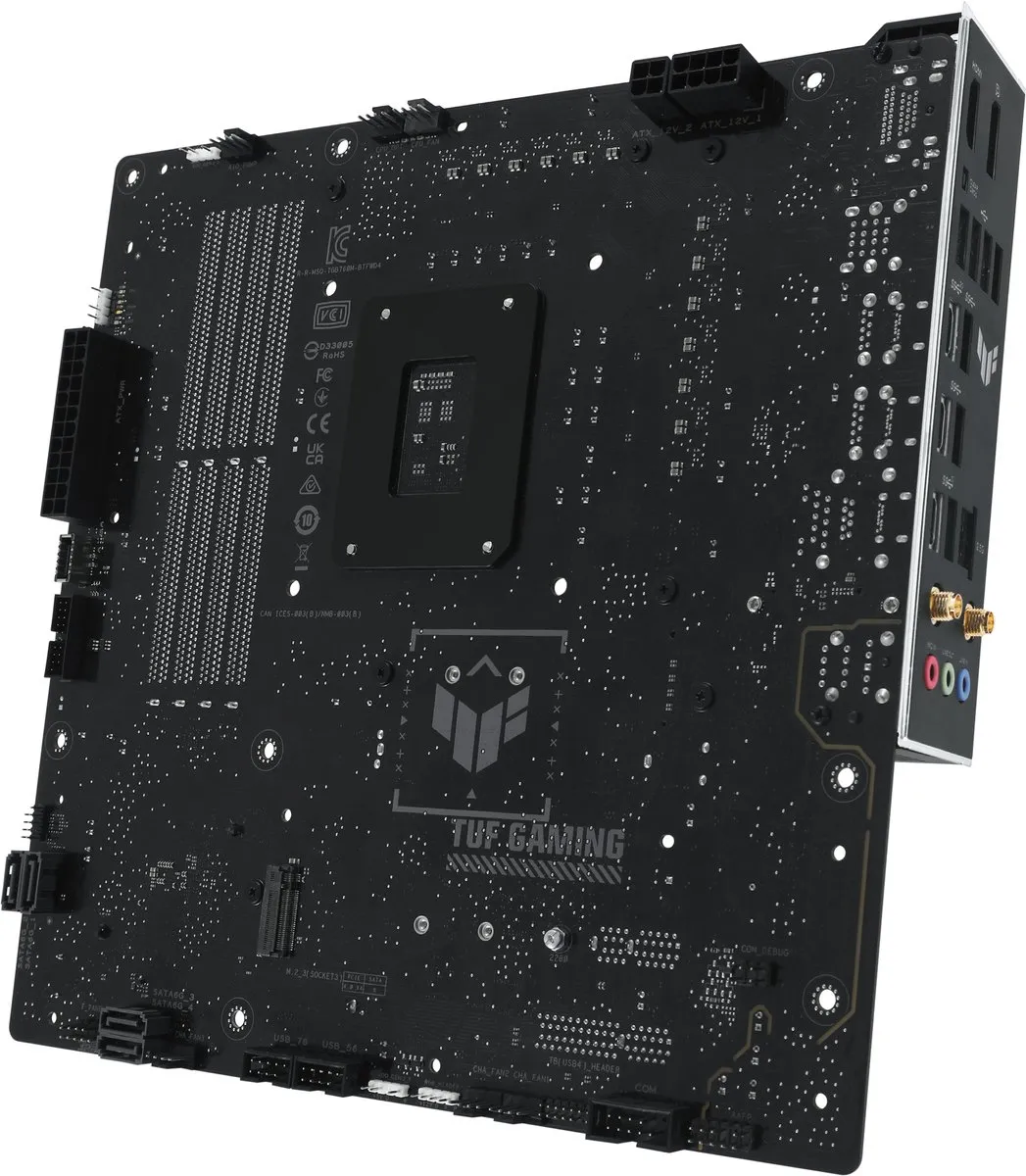 ASUS TUF GAMING B760M-BTF WIFI D4 Moederbord - microATX - Intel B760