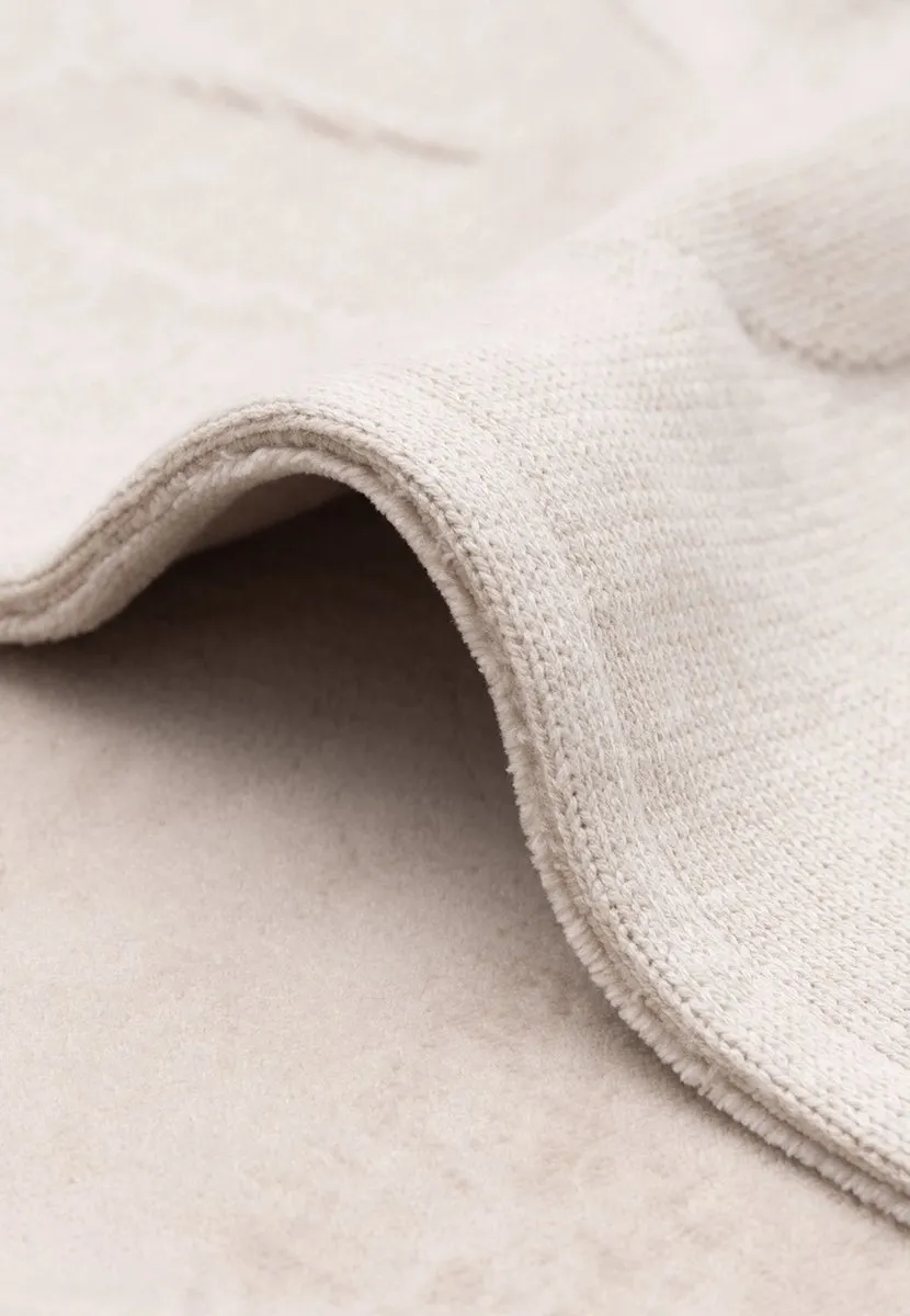 Jollein Deken Ledikant Miffy 100x150cm - Nougat/Coral Fleece